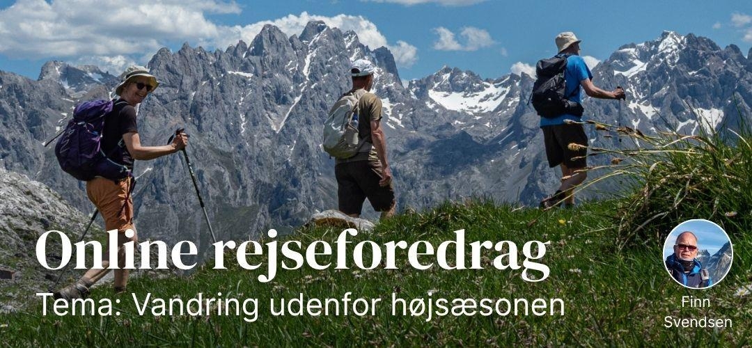 Rejseforedrag om vandring